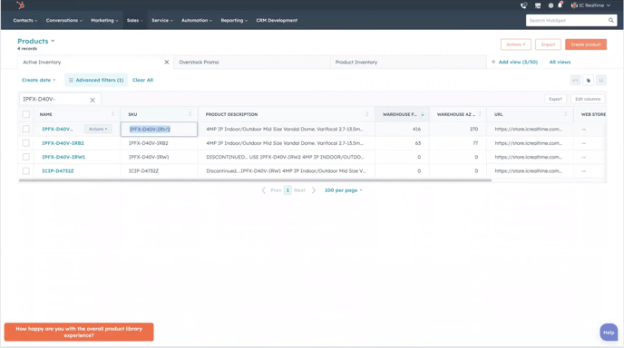 Editing Quote - Add - Product Library