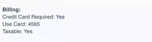 Billing - Purchase Terms