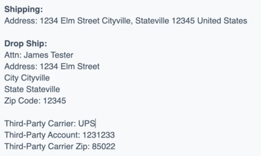 Shipping - Purchase Terms